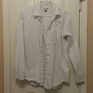White button down